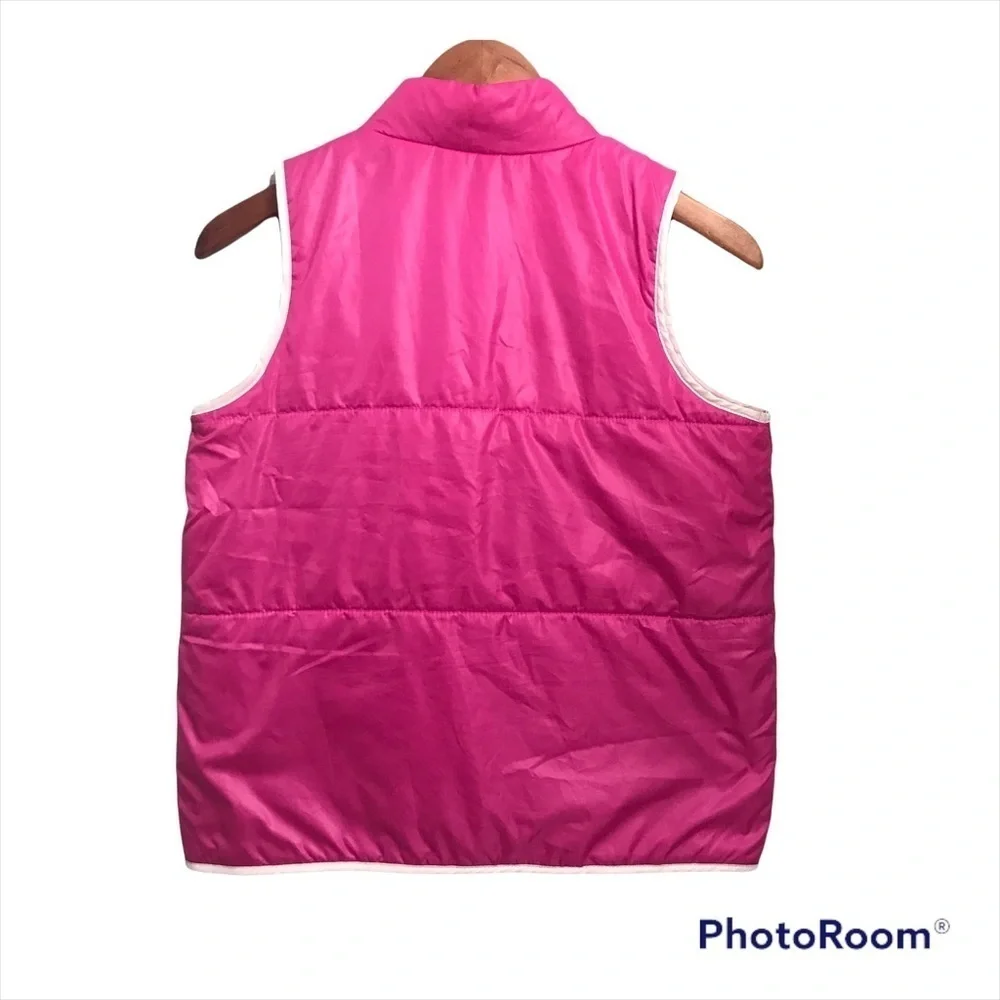 ZELOS / Pink with Trim Puffer Vest Size Youth XL